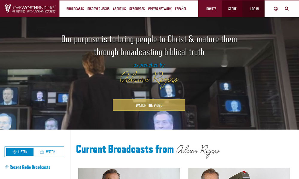 Love Worth Finding Website